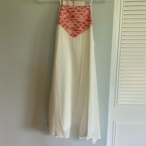 Emberlynn Jacquard Yoke and Crinkle Rayon